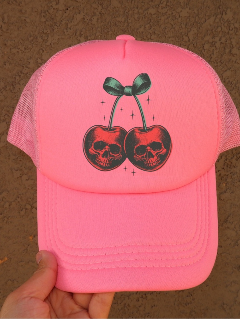Cherry Graves Trucker Hat